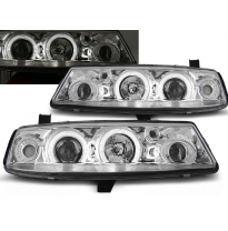 Faros Delanteros Angel Eyes Opel Calibra 09.90-06.97 Cromados