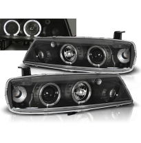 Faros Delanteros Angel Eyes Opel Calibra 08.90-06.97 Fondo Negro