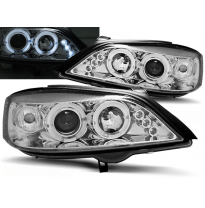 Faros Delanteros Angel Eyes Opel Astra G 02.98-02.04 Cromados