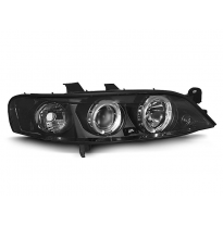 Faros Delanteros Angel Eyes Opel Vectra B 11.95-12.98 Fondo Negro