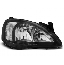 Faros Delanteros Opel Corsa C 11.00-09.06 Negro