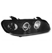 Faros Delanteros Angel Eyes Opel Omega B 04.94-08.99 Fondo Negro