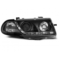 Opel Astra F 09.94-08.97 Faros Delanteros Luz Diurna Fondo Negro