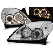 Faros Delanteros Angel Eyes Opel Vectra C 09.05-08 Cromados