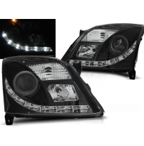 Faros Delanteros Luz Diurna Opel Vectra C 04.02-08.05 Tru Drl Ece-R87 Negro