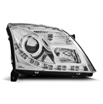 Opel Vectra C 04.02-08.05 Faros Delanteros Luz Diurna Tru Drl Ece-R87 Cromado Xenon D2s