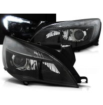 Faros Delanteros Luz Diurna Opel Astra J 10- Negro Tru Drl Ece-R87