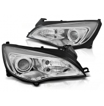 Faros Luz Diurna Opel Astra J 10-15 Tube Light Chrome