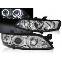 Faros Delanteros Angel Eyes Opel Vectra B 99-03.02 Angel Eyes Ccfl Cromado
