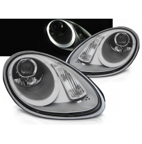 Faros Luz Diurna Porsche Boxster / Cayman 987 05-08 Xenon Silver