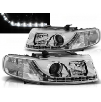 Faros Delanteros Luz Diurna Seat Leon / Toledo 04.99-08.04 Cromados