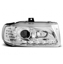 Seat Ibiza/Cordoba/ Polo Variant, Sedan 10.93-08.99 Faros Delanteros Luz Diurna Cromados