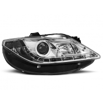 Seat Ibiza 6j 06.08-12 Faros Delanteros Luz Diurna Cromados