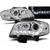 Faros Delanteros Luz Diurna Seat Ibiza/Cordoba 09.99-03.02 Cromados