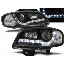 Faros Delanteros Luz Diurna Seat Ibiza/Cordoba 09.99-03.02 Fondo Negro