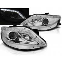 Faros Luz Diurna Seat Ibiza 6j 06.08-12  Cromado