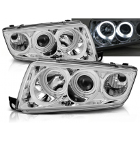 Faros Delanteros Angel Eyes Skoda Fabia I 12.99-08 Cromados