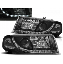 Faros Delanteros Luz Diurna Skoda Octavia I 08.00-04.04 Fondo Negro