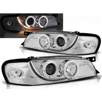 Faros Delanteros Angel Eyes Subaru Impreza 05.93-10.00 Cromados