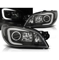 Faros Luz Diurna Subaru Impreza Ii Gd 06-07 Tube Light Negro Xenon