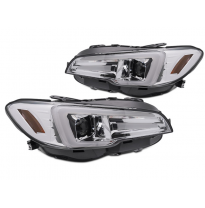 FAROS LED DRL CROMADOS para SUBARU WRX 14-22