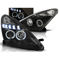 Faros Delanteros Angel Eyes Toyota Celica T230 99-05 Fondo Negro