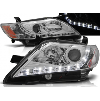 Faros Delanteros Luz Diurna Toyota Camry 6 Xv40 06-09 Cromados