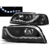 Faros Delanteros Luz Diurna Volvo S40/V40 02.96-04.00 Fondo Negro
