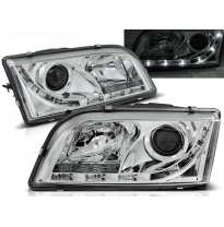 Faros Delanteros Luz Diurna Volvo S40/V40 02.96-12.03 Cromados