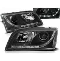 Faros Delanteros Luz Diurna Volvo S40/V40 02.96-12.03 Fondo Negro