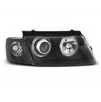 Faros Delanteros Angel Eyes Vw Passat B5 3b 11.96-08.00 Fondo Negro