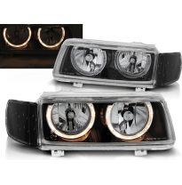 Faros Delanteros Angel Eyes Vw Passat B4 11.93-05.97 Fondo Negro