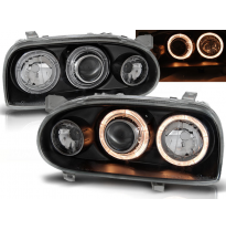 Faros Delanteros Angel Eyes Skoda Octavia 04-08 Angel Eyes Negro