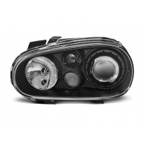 Faros Delanteros Vw Golf 4 09.97-09.03 R32 Look Negro
