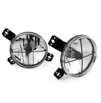 Faros Delanteros Vw Golf 1 05.74-07.83 Cromado Interno