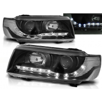 Faros Delanteros Luz Diurna Vw Passat B4 11.93-05.97 Fondo Negro
