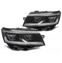 FAROS LED NEGROS DRL para VW T6.1 20-24