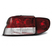 Pilotos Traseros Lexus Ford Escort Mk6/7 93-00 Rojo/Blanco