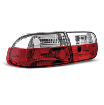 Pilotos Traseros Lexus Honda Civic 09.91-08.95 2d/4d Rojo/Blanco