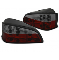 PILOTOS TRASEROS PEUGEOT 106 96-03 ROJO HUMO