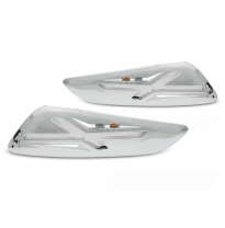 INTERMITENTE DELANTERO CROMADA LED PARA VESPA SPRINT / PRIMAVERA 150cc