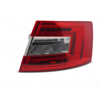 PILOTO TRASERO LED ROJA BLANCA LADO DERECHO TYC PARA SKODA OCTAVIA III 16-20 LIFTBACK