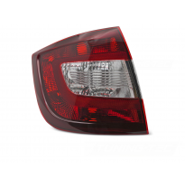PILOTO TRASERO ROJO OSCURO LADO IZQUIERDO TYC PARA SKODA RAPID 12-17 SEDÁN