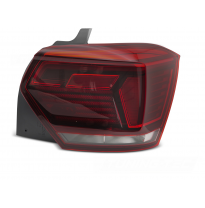 PILOTO TRASERO LED ROJA BLANCA LADO DERECHO TYC PARA POLO 2G HB 17-21