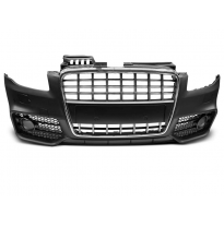 Paragolpes Delantero Audi A4 04-08 S-Line Cromado Negro