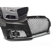 Paragolpes Delantero Audi A3 12-16 Rs3 Style Negro Brillante