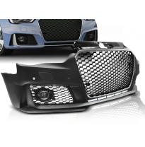 Paragolpes Delantero Audi A3 12-16 Rs3 Style Cromado Negro Pdc