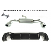 Escape deportivo Ulter sport para VOLKSWAGEN GOLF VIII 1.5 TSI 110kW Año: 2019-still HATCHBACK CON HOMOLOGACION