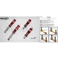 Kit Suspension Regulable Altura V-Maxx Mazda Mx5/Miata 1.6/1.8/16v   * = Para Bajar Mas De 40 Mm Utilizar Pernos De Conexión Esp