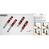 Kit Suspension Regulable Altura V-Maxx Mazda Mx5/Miata 1.6/1.8/1.9/16v   * = Para Bajar Mas De 40 Mm Utilizar Pernos De Conexión